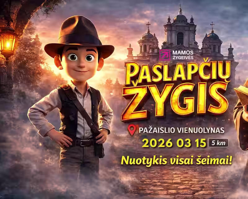Paslapčių žygis | Visai šeimai! nuotrauka 1