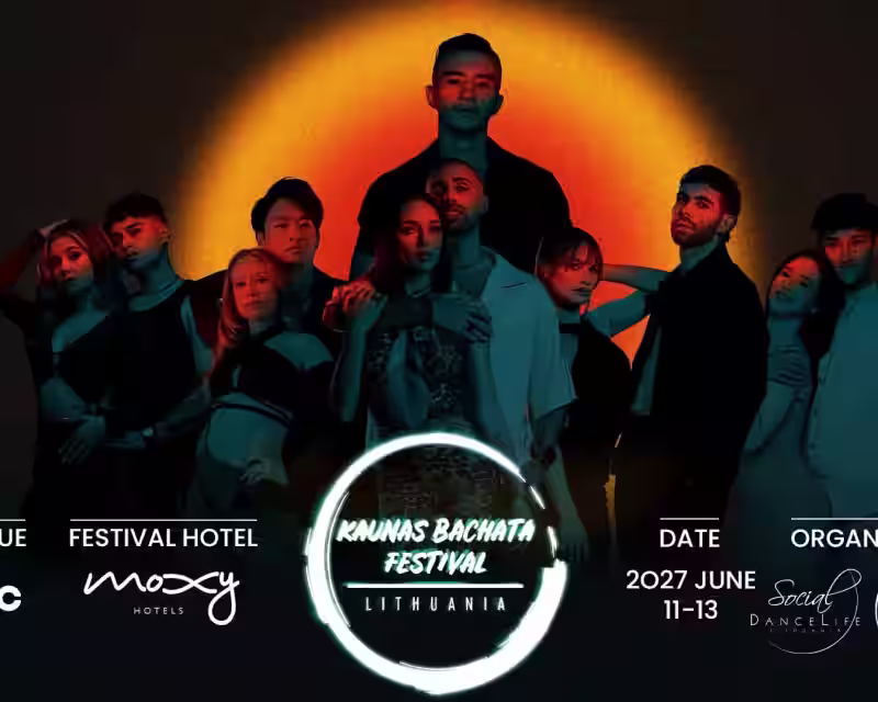 Kaunas Bachata Festival 2027 ✦ 10/11/12/13 June 2027 ✦ nuotrauka 1