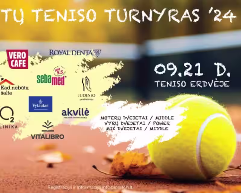 iMATCH dvejetų teniso turnyras nuotrauka 2