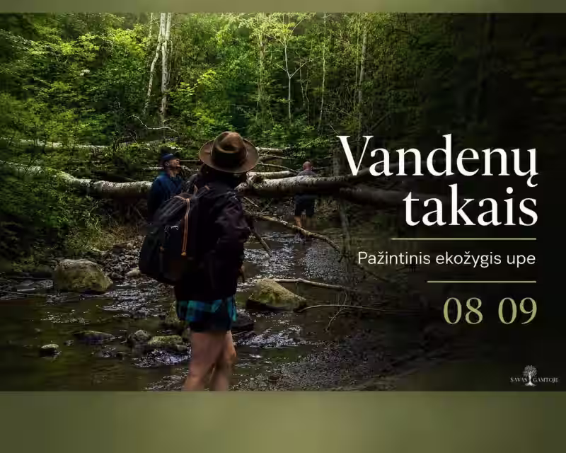 VANDENŲ TAKAIS – pažintinis ekožygis upe nuotrauka 1
