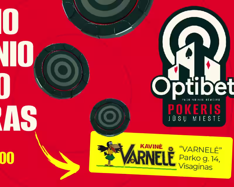 Pokerio turnyras VISAGINE nuotrauka 1