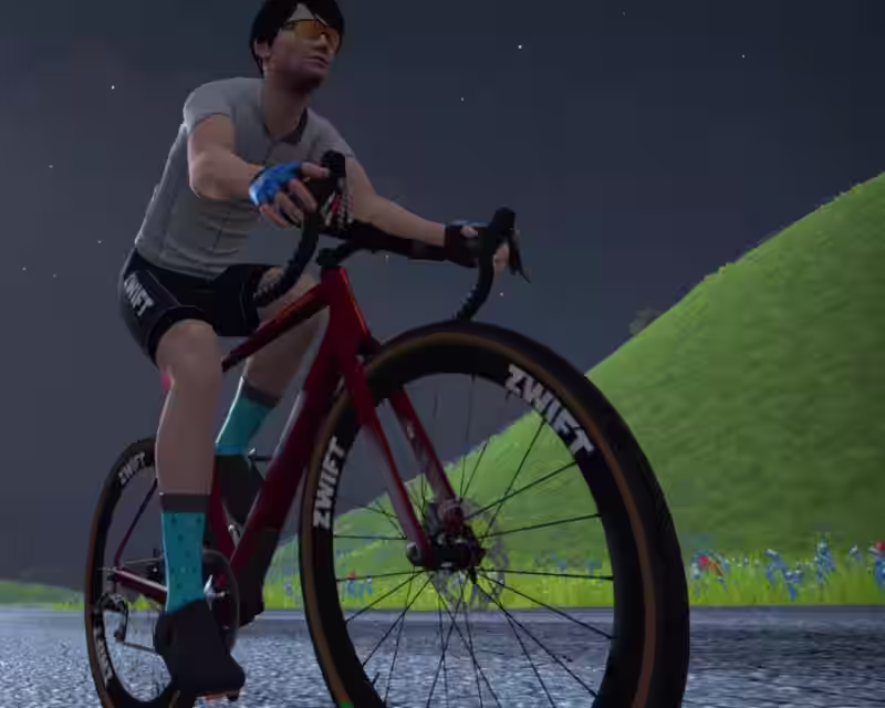 Zwift GRAVEL MODE | Flat out fast nuotrauka 1