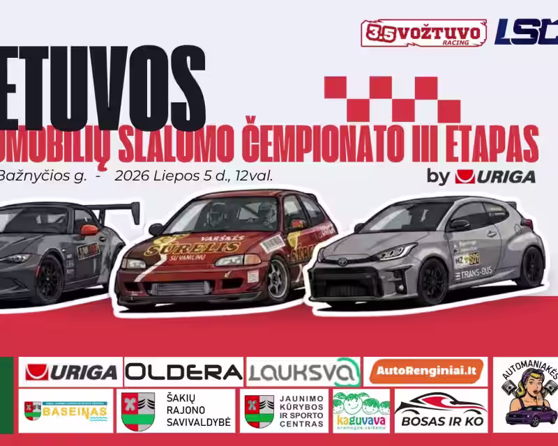 Lietuvos automobilių slalomo čempionato III etapas by Uriga nuotrauka 1