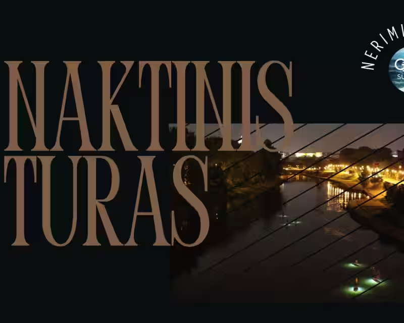 Naktinis irklenčių turas Nerimi I goSUP Vilnius nuotrauka 2