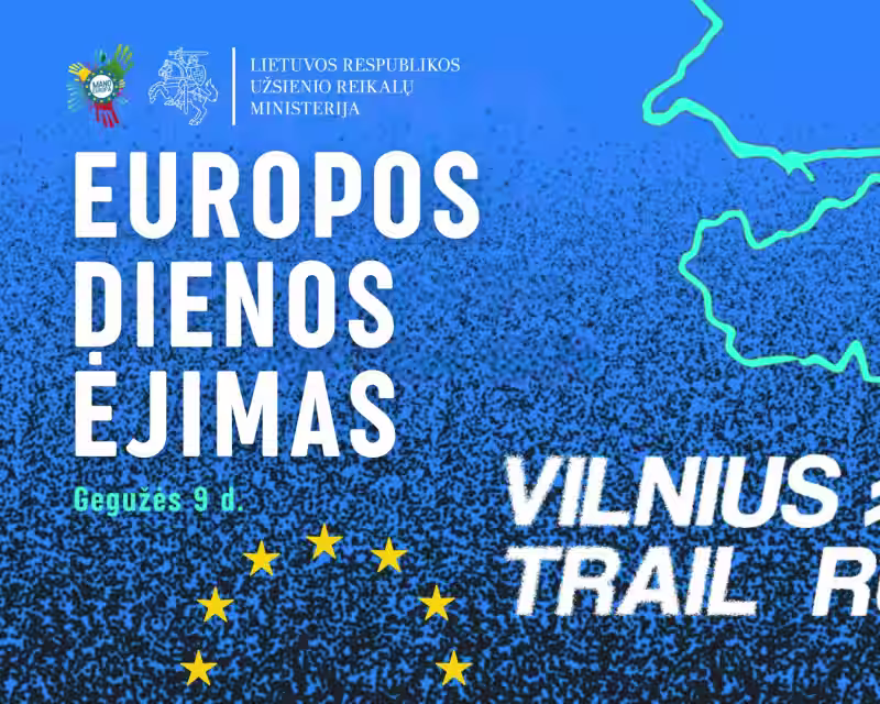 22 KM Europos dienos ėjimas | Vilnius Trail Run 2026 nuotrauka 1