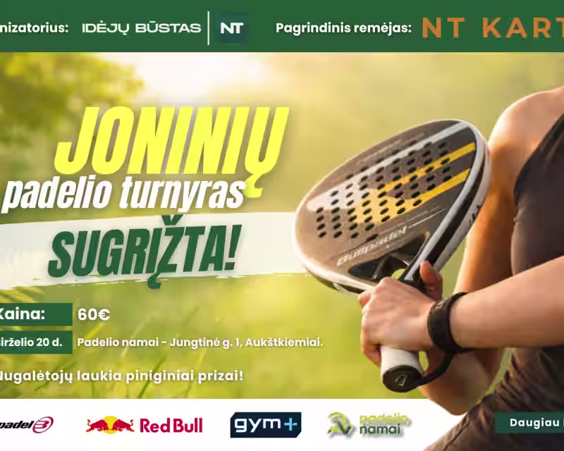 Joninių Padelio Turnyras 2026 nuotrauka 1