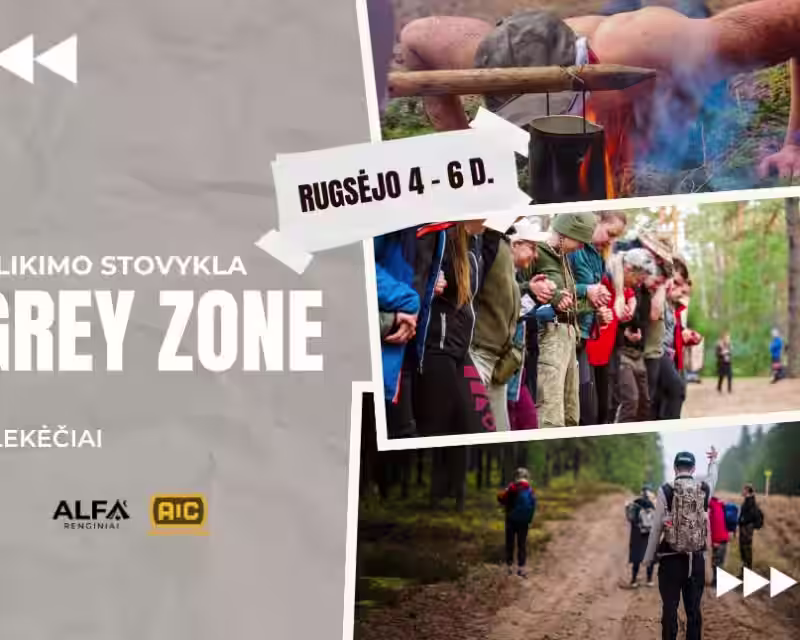 Išlikimo stovykla – GREY ZONE nuotrauka 1