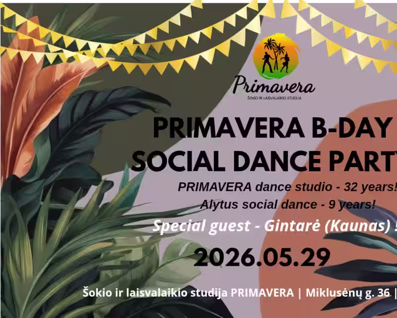 Primavera & Alytus social dance anniversary party nuotrauka 1