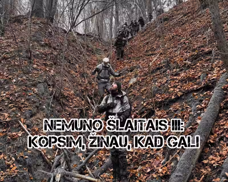 Žygis NEMUNO ŠLAITAI III: ŽINAU, KAD GALI GRUPĖ PILNA nuotrauka 1