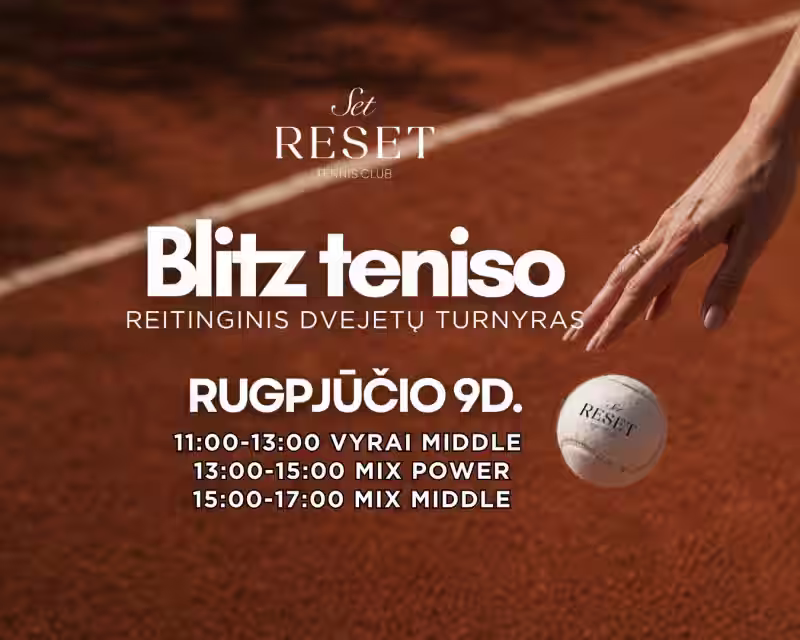 Blitz teniso pasižaidimai Palangoje nuotrauka 1
