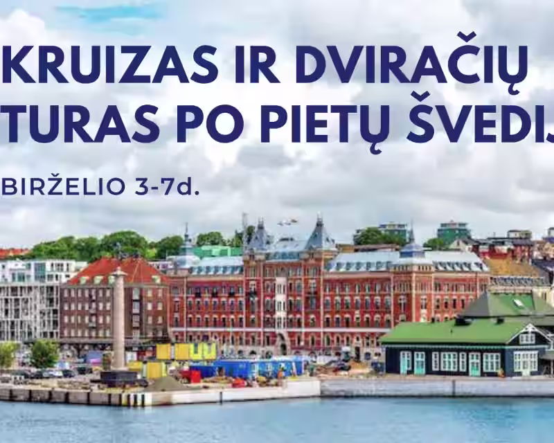 Kruizas ir dviračių turas po pietų Švediją bei Daniją. nuotrauka 1
