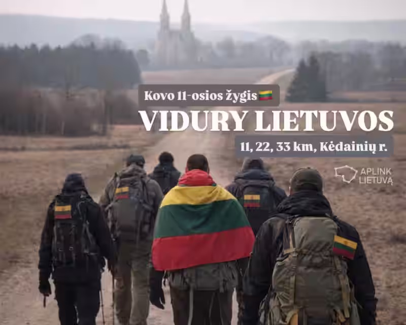 KOVO 11-osios žygis VIDURY LIETUVOS (Kėdainių r.) nuotrauka 1