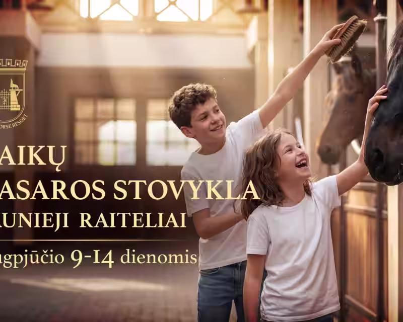 🌿Vaikų vasaros stovykla || Jaunieji raiteliai 🐎 nuotrauka 1