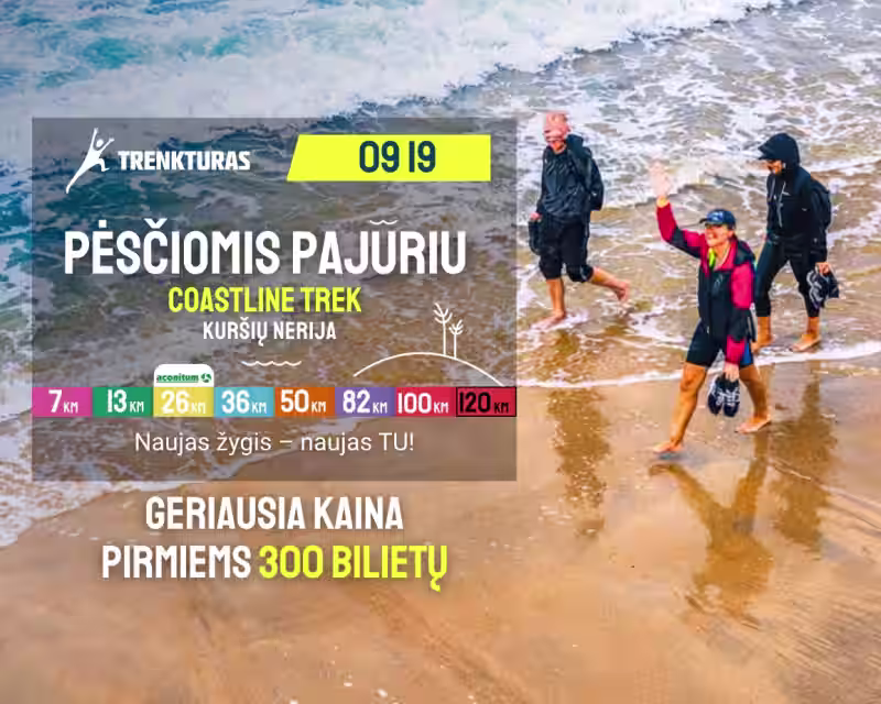 TrenkTuras Coastline trek: Pėsčiomis pajūriu Kuršių nerijoje'26 nuotrauka 1