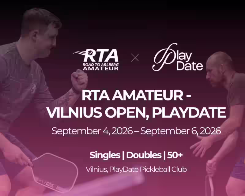 RTA AMATEUR — VILNIUS OPEN, PLAYDATE nuotrauka 1