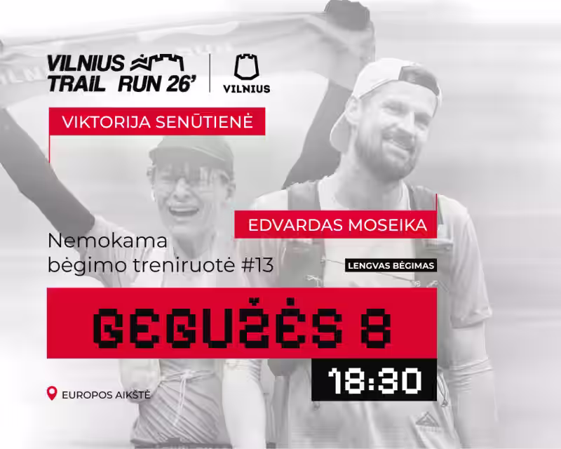 Nemokama treniruotė: priešvaržybinis bėgimas nuotrauka 1