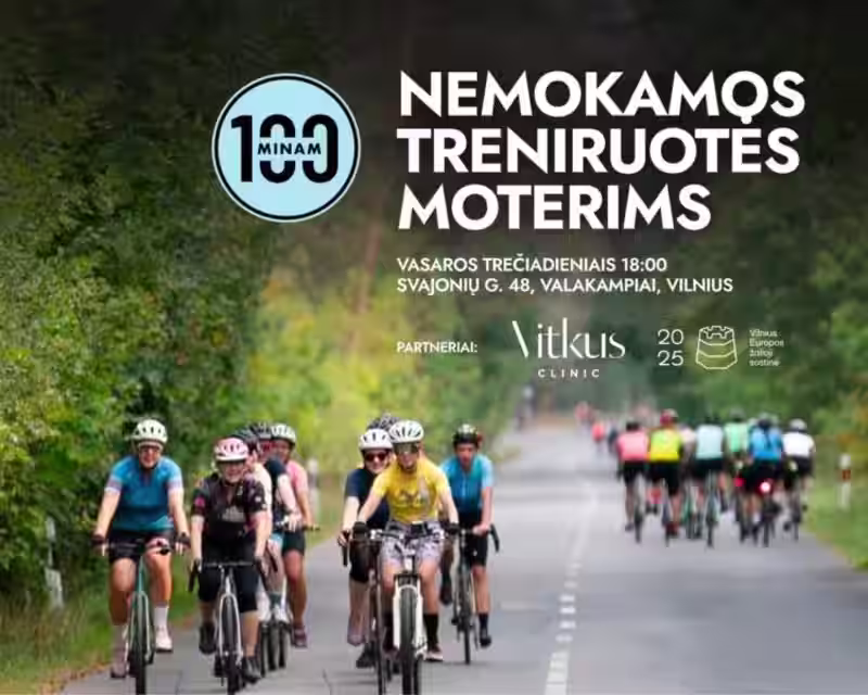 Dviračių treniruotės moterims nuotrauka 1