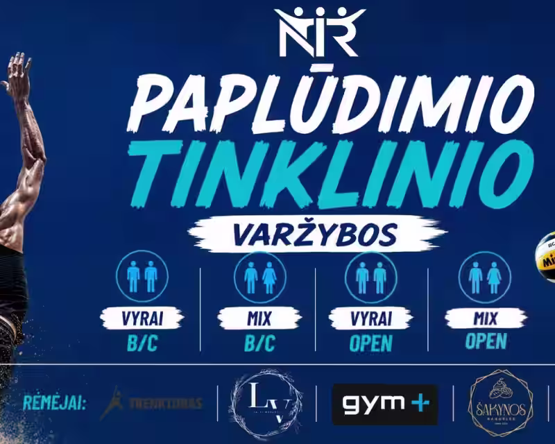 Paplūdimio tinklinio turnyras "NIR" nuotrauka 1