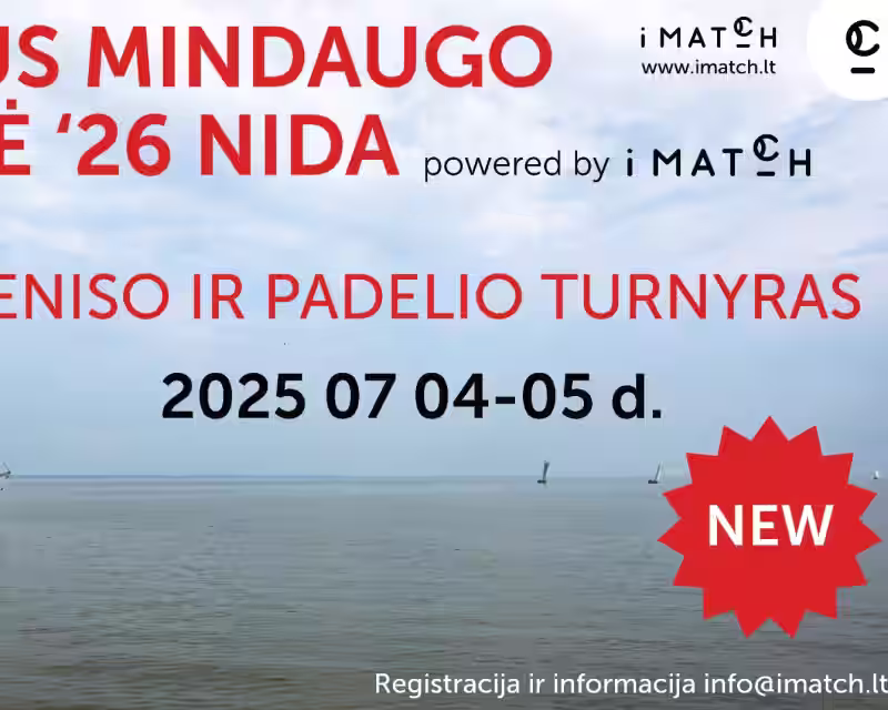 Karaliaus Mindaugo taurė ‘26 Nida / tenisas ir padelis nuotrauka 1