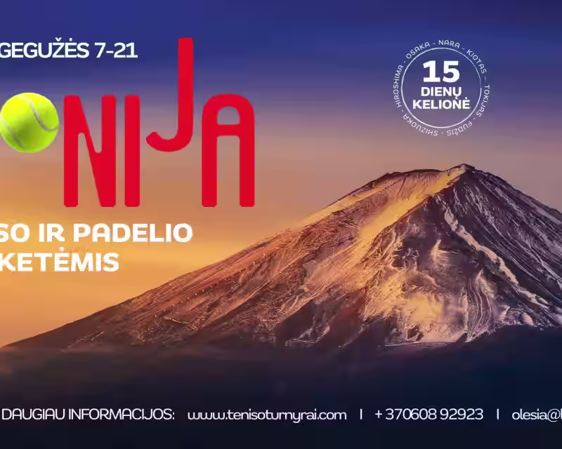 JAPONIJA SU TENISO IR PADELIO RAKETĖMIS nuotrauka 1