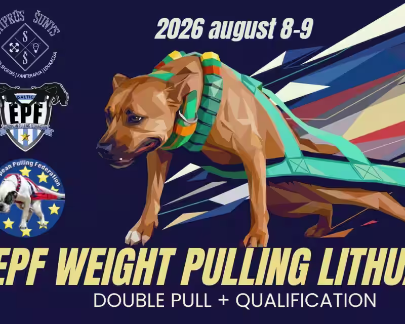 EPF WEIGHT PULLING LITHUANIA 2026 nuotrauka 1