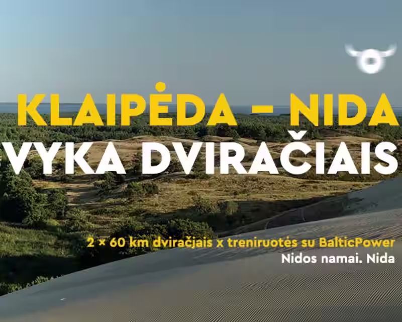 Savaitgalio išvyka į Nidą: Klaipėda - Nida - Klaipėda dviračiais nuotrauka 1