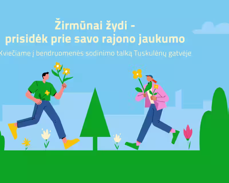 Sodinimo talka Žirmūnuose nuotrauka 1