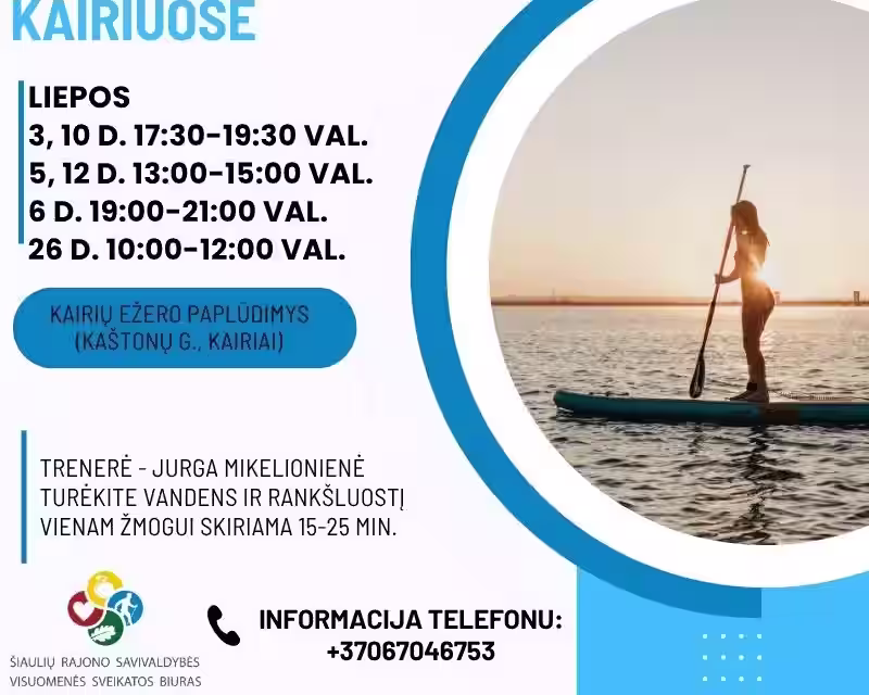 Pasiplaukiojimai ant irklenčių Kairiuose nuotrauka 1