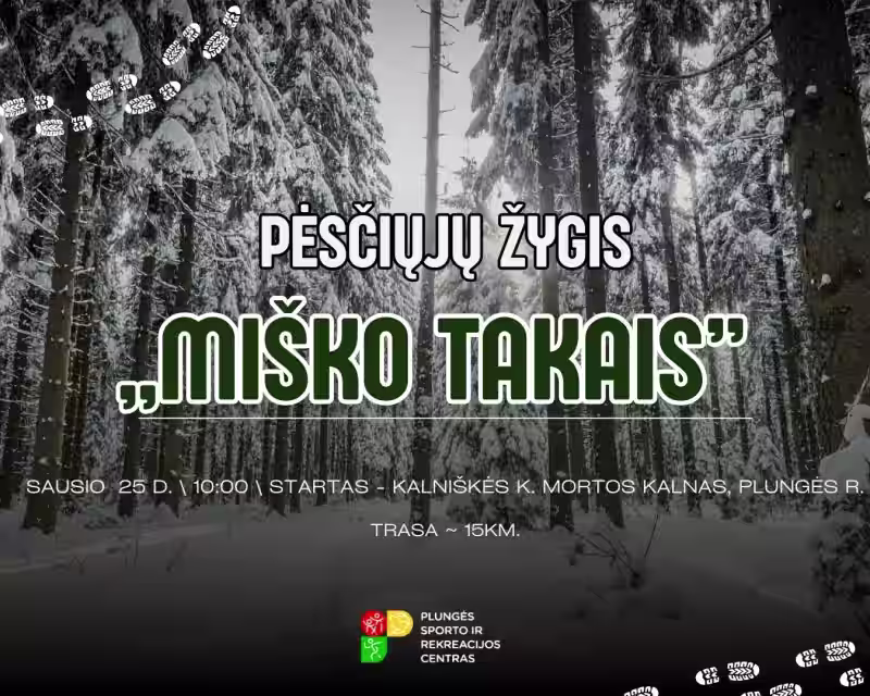 Pėsčiųjų žygis „Miško takais" nuotrauka 2