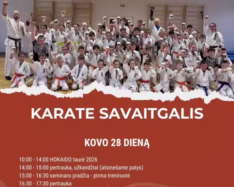 Karate savaitgalis 2026 nuotrauka 1