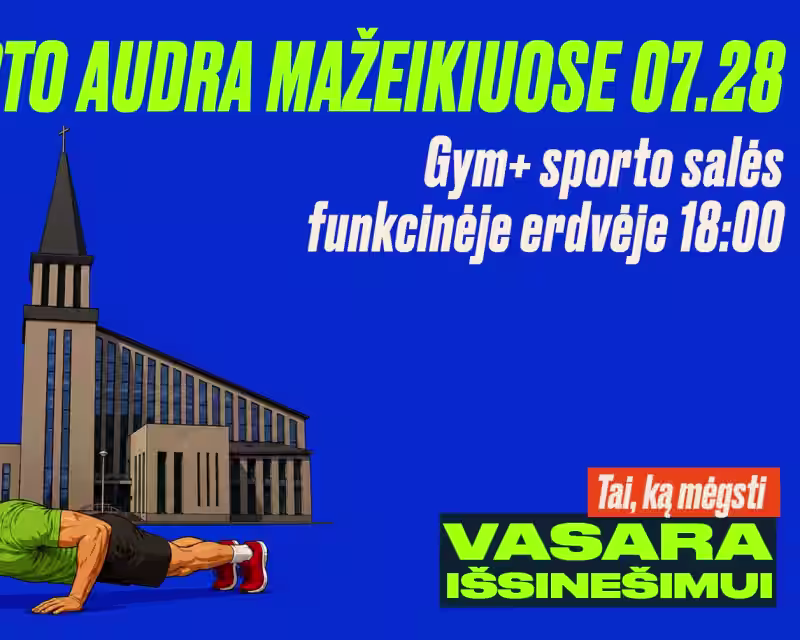 SPORTO AUDRA MAŽEIKIUOSE nuotrauka 1