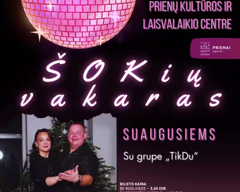 ŠOKIŲ VAKARAS SUAUGUSIEMS SU GRUPE „TIKDU“ nuotrauka 1