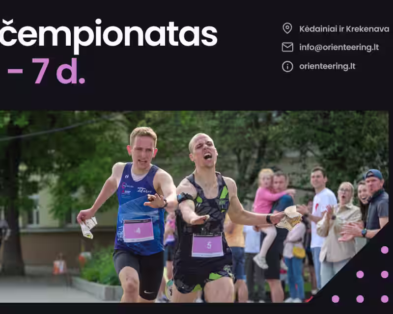 2026 m. Lietuvos OS bėgte čempionatas sprinto, eliminavimo sprinto ir sprinto estafečių trasose nuotrauka 1