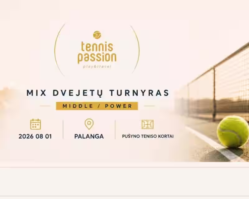 TennisPassion MIX dvejetų turnyras nuotrauka 1