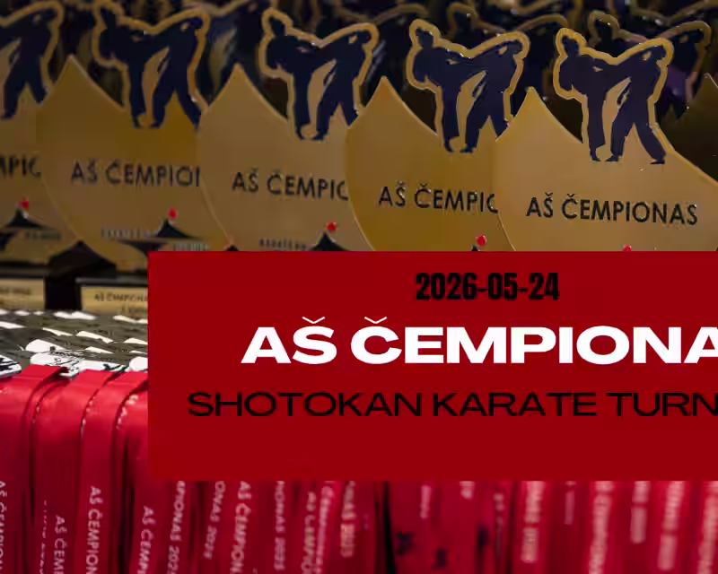 AŠ ČEMPIONAS - Shotokan karate turnyras nuotrauka 1