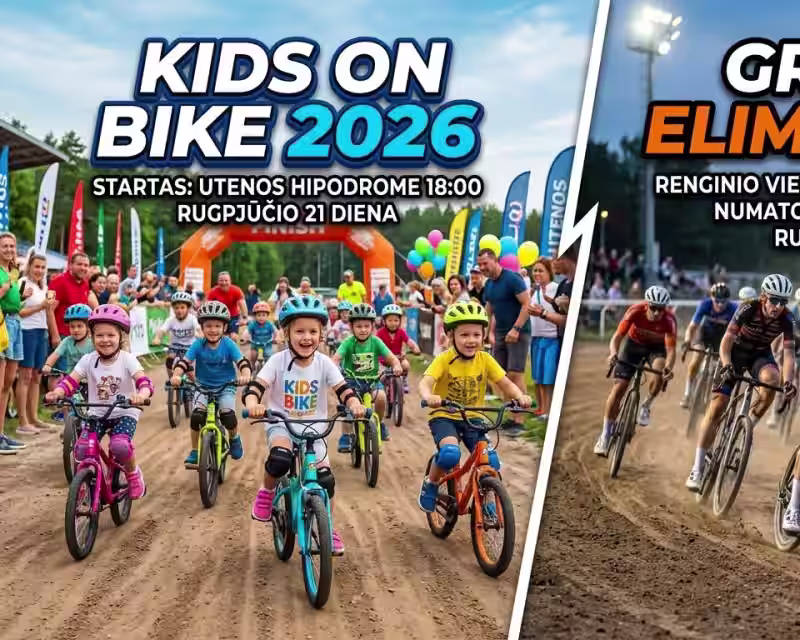 Kids on bike 2026 + Gravel Eliminacija nuotrauka 1