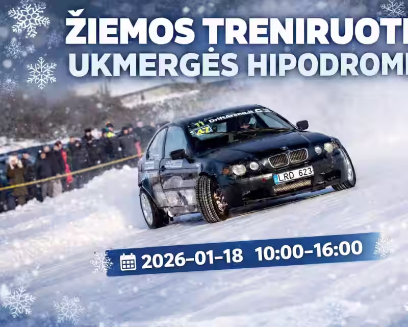 ŽIEMOS TRENIRUOTĖ UKMERGĖS HIPODROME nuotrauka 1