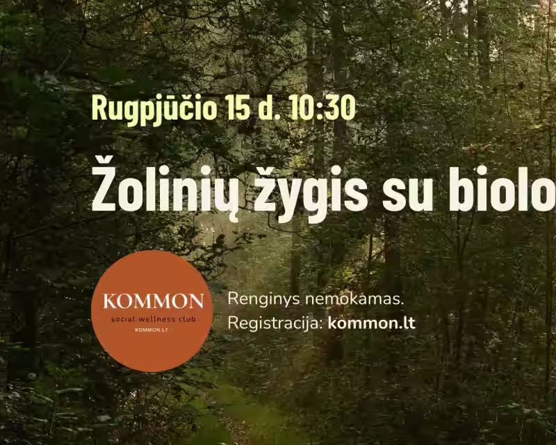 Žolinių žygis Ribiškėse su biologu Martynu Balsiu nuotrauka 1
