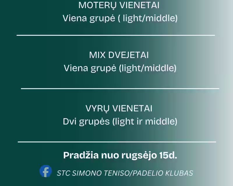 STC Simono teniso klubo testinis teniso turnyras nuotrauka 1