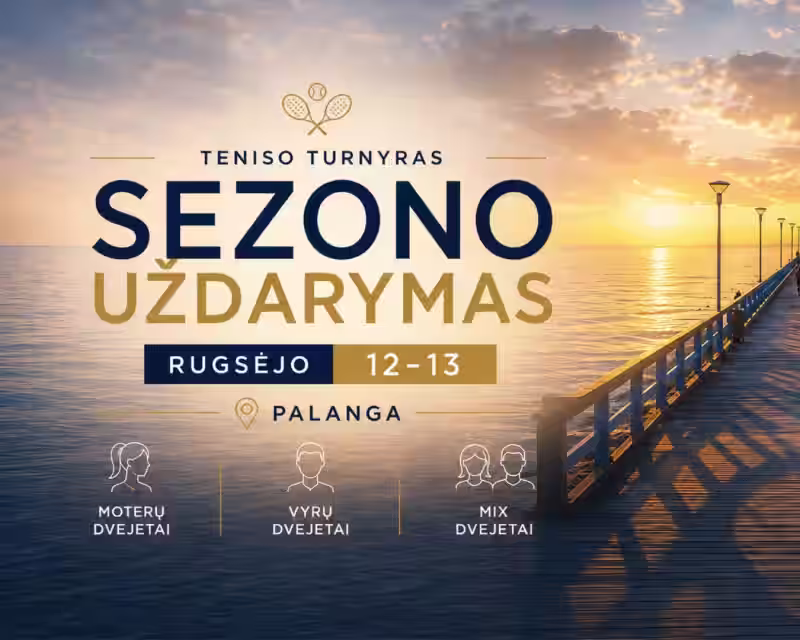 Sezono uždarymas🎾 PALANGA nuotrauka 1