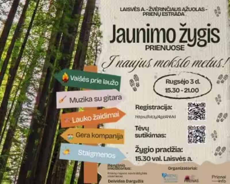 Jaunimo žygis ,,Į naujus mokslo metus!" nuotrauka 1