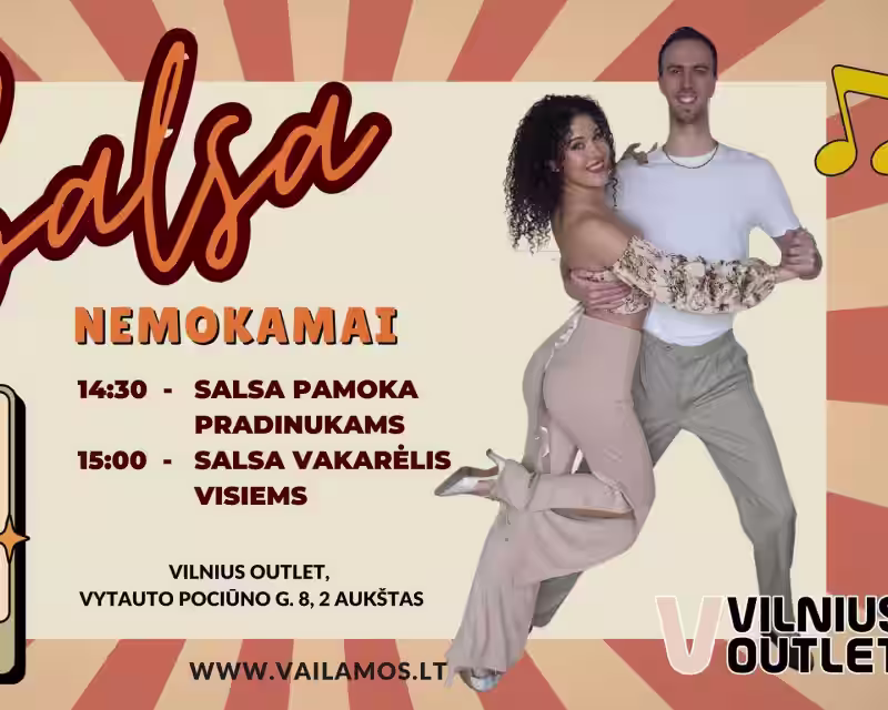 FREE SALSA DAY SOCIAL + beginner lesson nuotrauka 1
