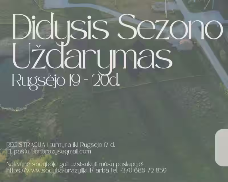 Didysis Sezono Uždarymo Turnyras nuotrauka 1