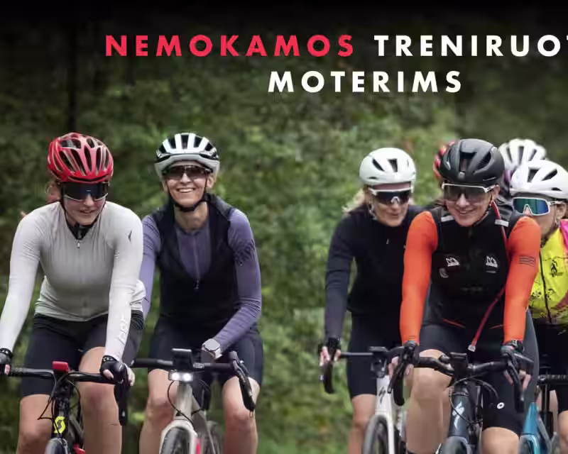 Dviračių treniruotės moterims nuotrauka 1