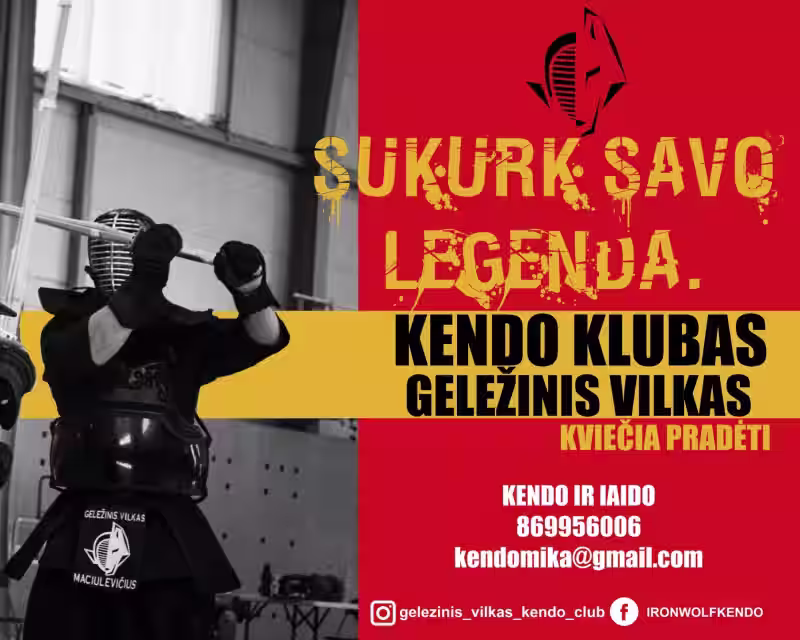 Kendo klubas Geležinis Vilkas-Naujokų kvietimas nuotrauka 1