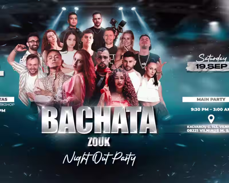 BACHATA & ZOUK SATURDAY NIGHT OUT nuotrauka 1