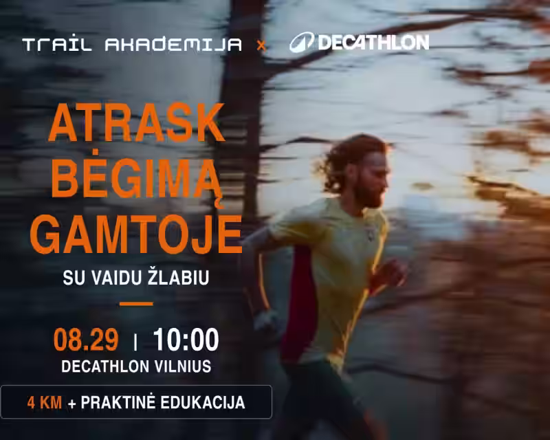 ĮVADINĖ TRAIL TRENIRUOTĖ + EDUKACIJA nuotrauka 1