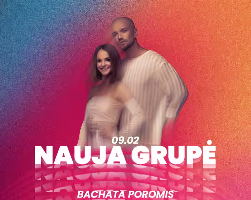 Nauja Pradedančiųjų Bachatos Grupė (NUO 09.02) nuotrauka 1