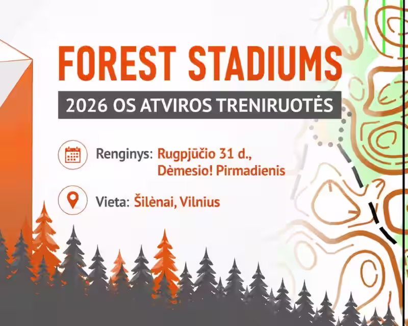 Orientavimosi Sportas Vilniuje, dėmesio! ir bus ateinantį pirmadienį nuotrauka 1