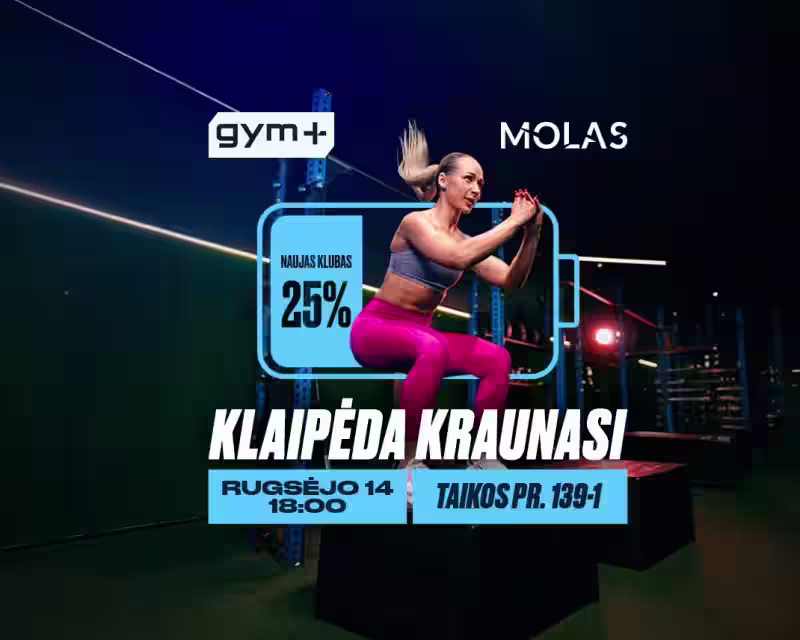 PC MOLAS GYM+ | ATIDARYMAS KLAIPĖDOJE nuotrauka 1
